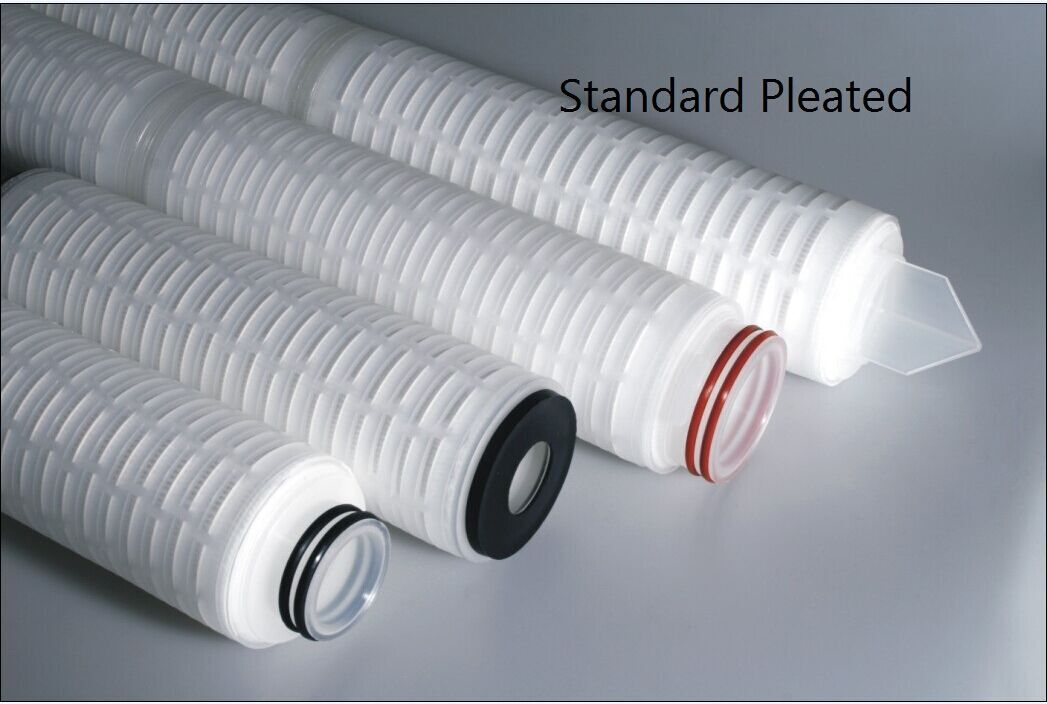 Pleated filter cartridges